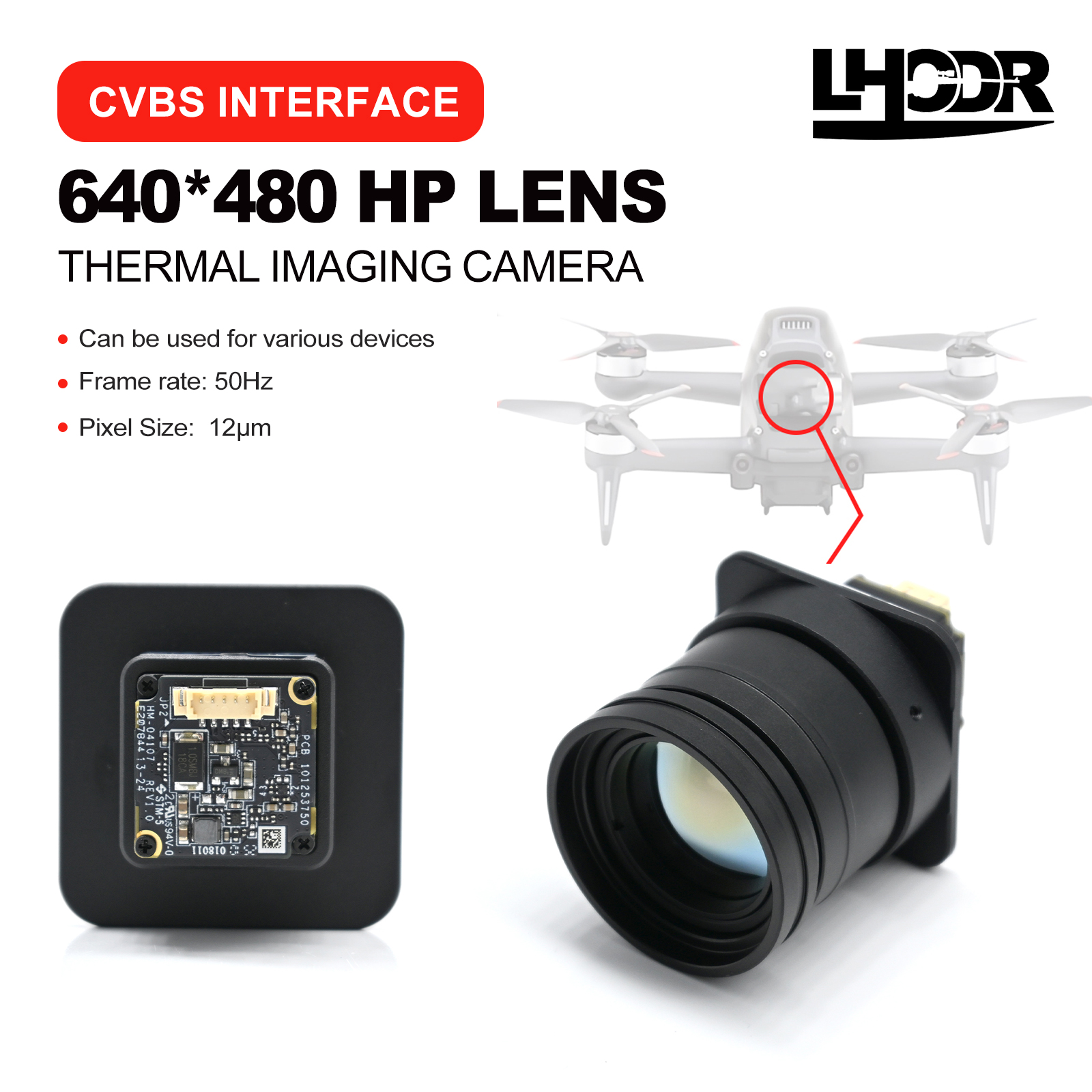 30mm 640x480 pix Drone thermal - Drone Camera Lens recensione e prezzo