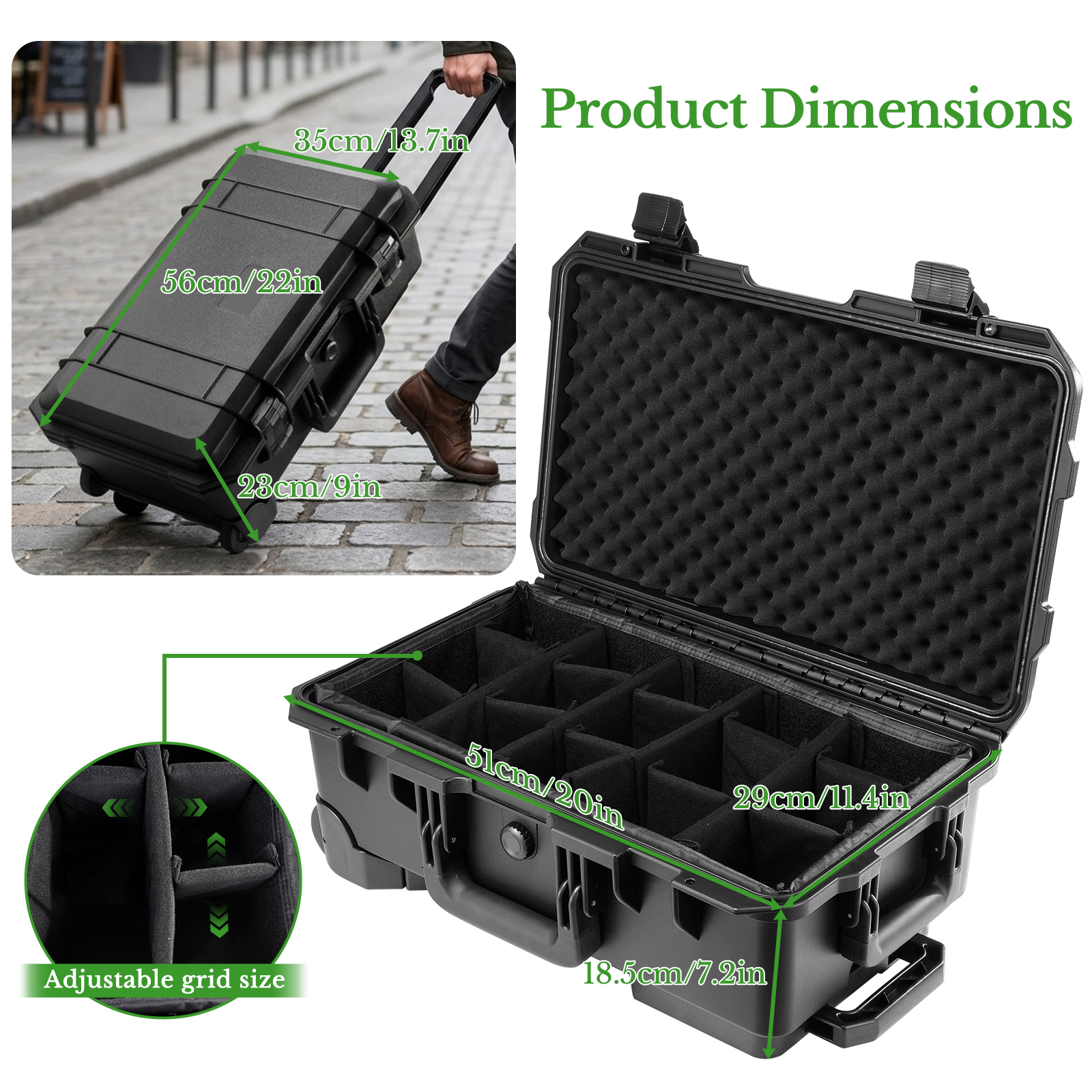 Professional Large Hard Rollin - Drone Camera Professional recensione e prezzo