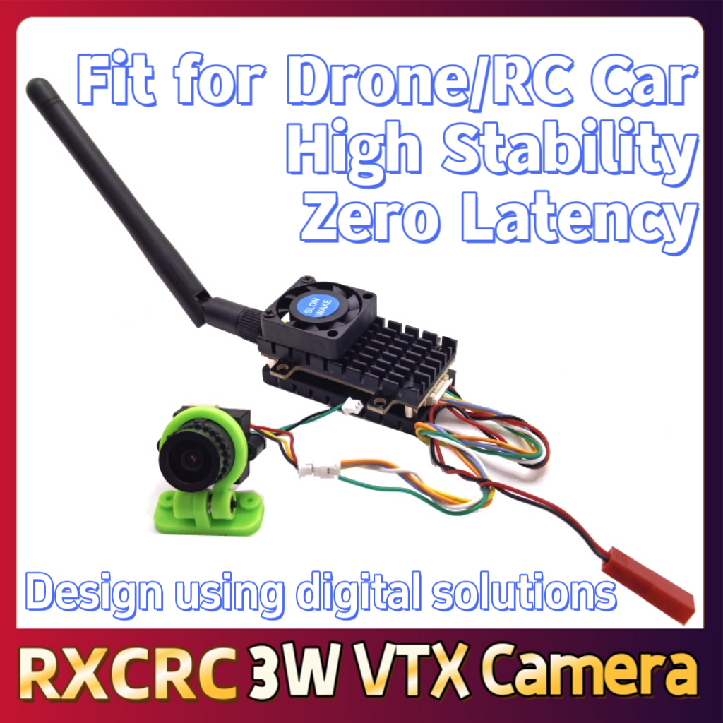 RXCRC 5.8G 3W Video VTX transm - Drone Camera Lens recensione e prezzo