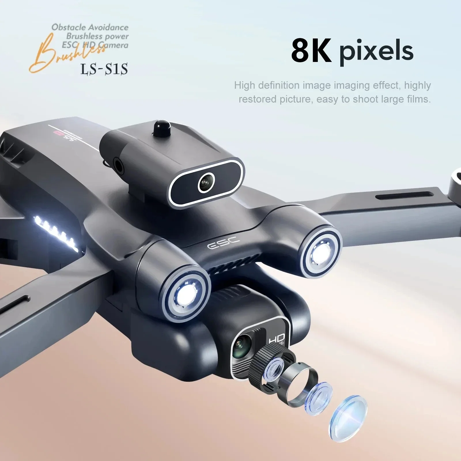 New S1S 5G GPS Drone Camera 8K - Drone Camera Professional recensione e prezzo