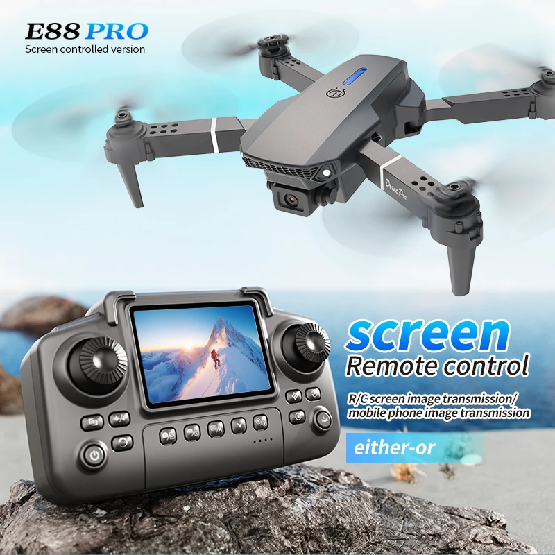 Professional E88 PRO Drone wit - Drone Camera Wide Angle recensione e prezzo