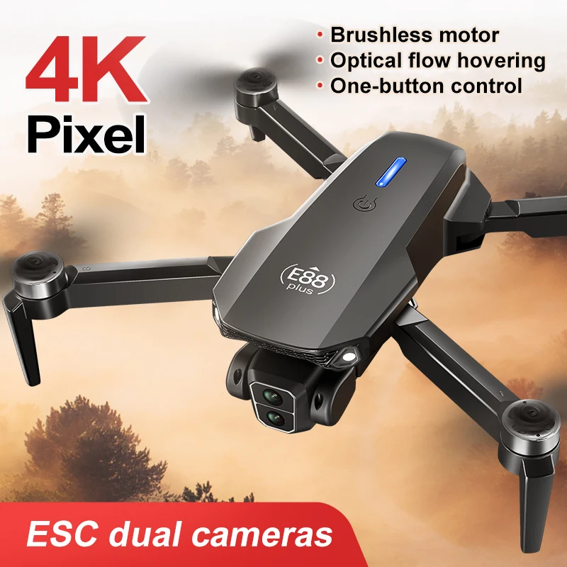 New E88 Plus Quadcopter Drone: - Drone Camera 4K recensione e prezzo