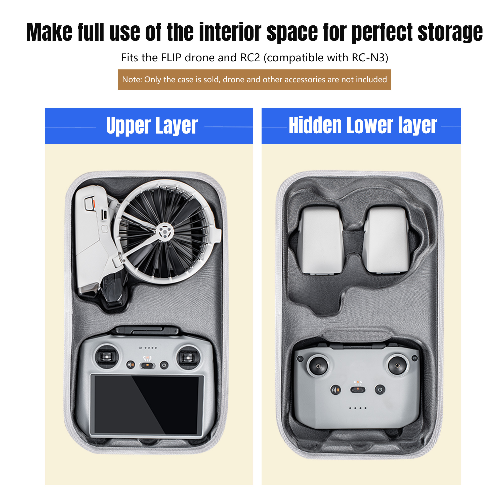 Carrying Case For DJI Flip All - Drone Camera Vlog recensione e prezzo