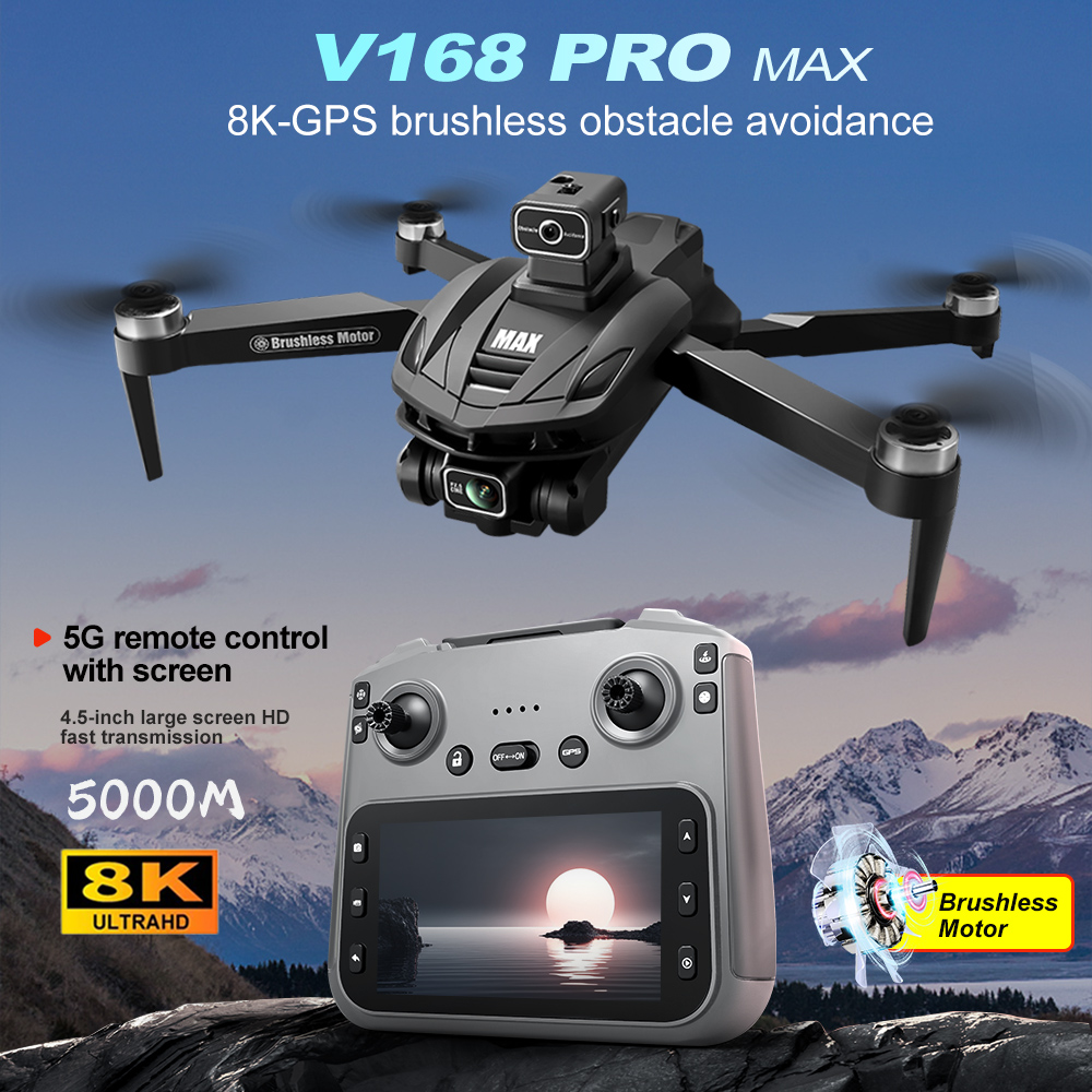 V168 PRO Max GPS Drone 8K Prof - Drone Camera Professional recensione e prezzo
