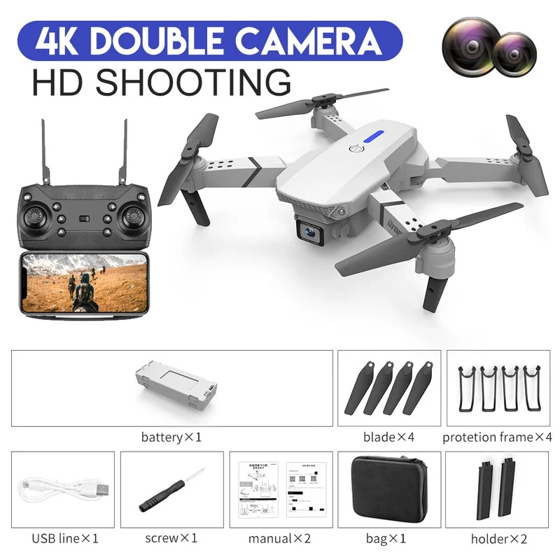 E88 ProIntelligent Folding Dro - Drone Camera 4K recensione e prezzo