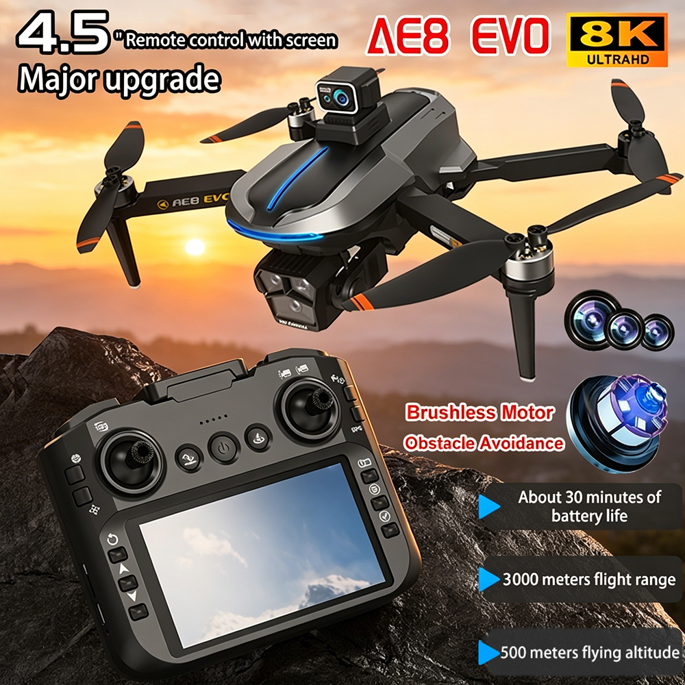 AE8 EVO Drone 4K Professional  - Drone Camera Night Vision recensione e prezzo
