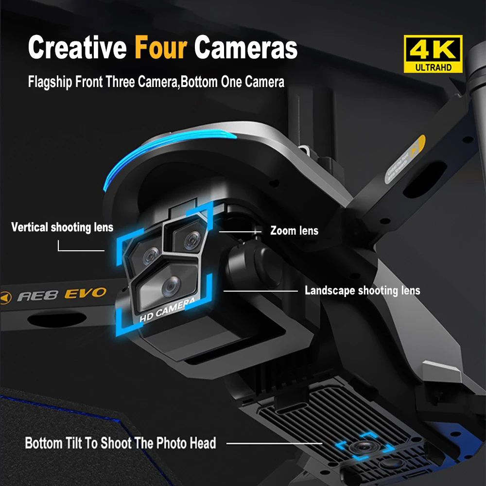 AE8 EVO Drone 4K Professional  - Drone Camera Night Vision recensione e prezzo