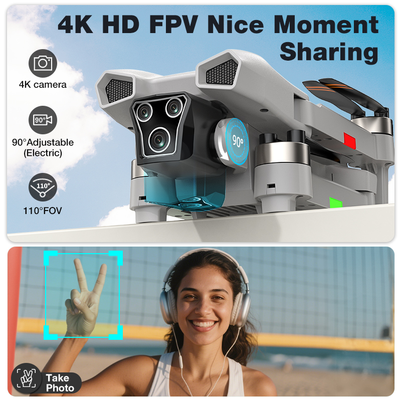 NEW Hot L017 Pro Drone Brushle - Drone Camera Wide Angle recensione e prezzo