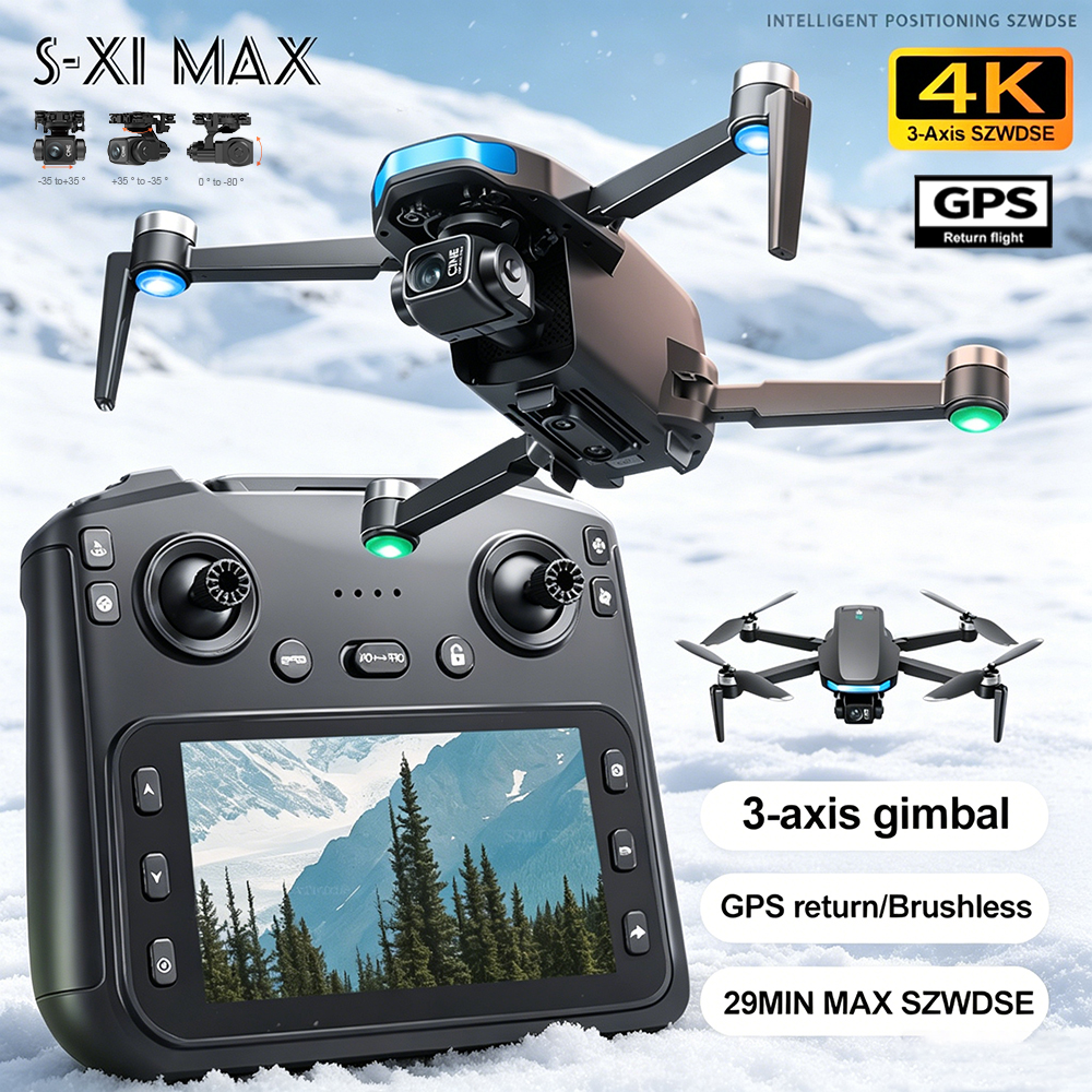 New S-X1 MAX Drone GPS 8K Prof - Drone Camera Wide Angle recensione e prezzo