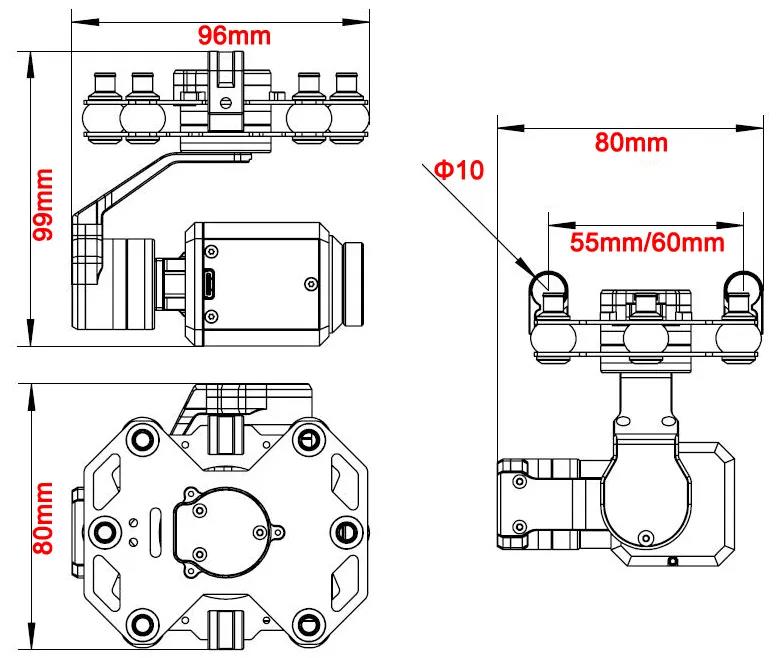 Tarot TL3T20 3-axis Gimbal 640 - Drone Camera Stabilized recensione e prezzo